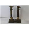 Image 2 : (4) Vintage Metal Candle Holders