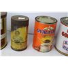 Image 4 : (6) Vintage Tins - Ovaltine - Sasco Honey - Roger's Syrup - Baking Powder - Pure Canadian Honey - Kl