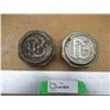 Image 1 : (2) Antique Dodge Brothers Dust/Grease Caps