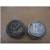 Image 2 : (2) Antique Dodge Brothers Dust/Grease Caps