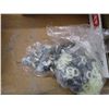 Image 3 : Various Upholstery Hardware - Rings, Button Caps, Capped Ring