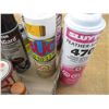 Image 4 : Upholstery Supplies - Spray Adhesives, Bug Shield, Waxes, Polishes (Mostly Partials)