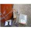 Image 3 : Pail Of Misc. Shop Items - Casters, Staples, Bolts, Self Tapping Screws, Springs etc.