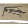 Image 1 : Carpenters Square, Goose Neck Wrecking Bars, Tire Iron, Pry Bars
