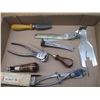 Image 3 : Upholstering Tools - Nippers, Wet Stone, Automatic Awl, Awl, Vintage GW Mount Tool