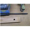 Image 4 : Various Shop Items - Vintage Stanley Wooden Level, Flashlight, Lifetime Billy Club, Heat Gun, Pig Ta