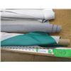 Image 2 : (4 Part. Rolls) Upholstery Fabric - Black, Teal, Beige, Light Grey Vinyl (56" Wide, Lengths Undeterm