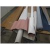 Image 5 : (4 Part. Rolls) Upholstery Fabric - Blue Brown, Rose, Beige Vinyl (56" Wide, Lengths Undetermined)