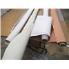 Image 6 : (4 Part. Rolls) Upholstery Fabric - Beige, Perforated, Peach Woven, Cream Woven (56" Wide, Lengths U