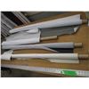 Image 1 : (4 Part. Rolls) Upholstery Fabric - Black, Grey, Cream, Chocolate Vinyl (56" Wide, Lengths Undetermi