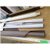Image 1 : (4 Part. Rolls) Upholstery Fabric - Varying Materials Green, Black, Brown. (56" Wide, Lengths Undete