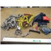 Image 1 : Road Side Emergency Kit - Flares, Booster Cables, Gloves, 1" Ratchet Strap