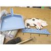 Image 5 : Counter Broom, Door Sweep, Edging Fabric Strips, Metal Pig Hanger & Dust Pans