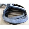 Image 3 : (2) Coils Snap On Windlace Edging (Black & Grey) - Unknown Lengths