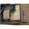 Image 2 : Various Shop Items - Sand Paper, Nails, Upholstery Hammers, Scotch Brite Pads, Tool Pouch etc.