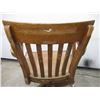 Image 4 : Vintage H. Krug Wooden Office Chair on Casters