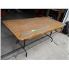 Image 1 : "Heavy" Plywood Folding Table (6'x35" wide)