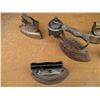 Image 2 : (5) Sad/Steamer Irons & (2) Trivets