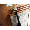 Image 2 : (2) Arborite Table Tops, Tiled Table Top(18"x36")w/ Legs & Golf Ball Retriever Umbrella