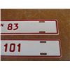 Image 3 : (2) 1990/1992 Construction Plates