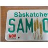 Image 2 : 1986 Saskatchewan Sample License Plate