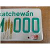 Image 3 : 1986 Saskatchewan Sample License Plate