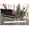 Image 2 : Garden Tools - (2) Snow Shovel, Leaf Rake, Spade Shovels, Ice Chipper