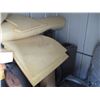 Image 4 : Lot Of High Density Foam of Various Thickness/Dimensions, Wooden Pieces, Seat Batting, Tarps, Head R