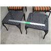 Image 2 : (6 pc) Patio Set - Steel Frame w/Cushions