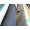 Image 5 : (5) Partial Rolls Upholstery Material - Woven, Velure, Black & Blue Vinyl,