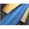 Image 6 : (5) Partial Rolls Upholstery Material - Red, Blue, Brown, Black Woven, Mauve Vinyl