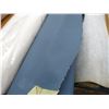Image 5 : (5) Partial Rolls Upholstery Material - Tan, Blue, Brown Vinyl