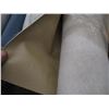Image 7 : (5) Partial Rolls Upholstery Material - Tan, Blue, Brown Vinyl