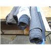 Image 2 : (5) Partial Rolls Upholstery Material - Blue, Black Woven