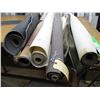 Image 2 : (5) Partial Rolls Upholstery Material - Headliner Material, Grey Carpet, Naugahyde Various Colors As