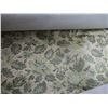 Image 4 : (5) Partial Rolls Upholstery Material - Brown, Green Floral, Red Vinyl etc.