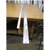 Image 1 : (2) Aluminium Measuring Sticks (72" & 54")