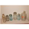 Image 5 : (6 pcs) Vintage Jars & Bottles