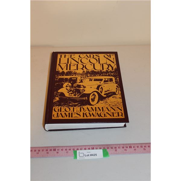 Vintage "The Cars of Lincoln Mercury" Hard Cover Book