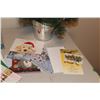 Image 5 : 3' Tall Mini Xmas Tree, Vintage Xmas Lights & Unused Xmas Greeting Cards & Labels