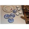 Image 2 : Mini Japan China Tea Set (Some Chips), Friendship Plate & Box of Flatware (Silver Plate & Stainless)