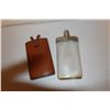 Image 2 : Large Uzor Glass Flask w/Leather Case