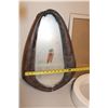 Image 3 : Vintage Horse Collar Mirror, Toilet Seat Riser & Picture Frame Glass And Matting