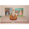 Image 1 : Wooden Carousel, Nursery Rhyme Record & Horse Picture