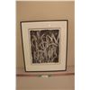 Image 1 : Framed Print "Wheat Hearts" - 18"x21.5"