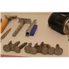 Image 3 : Lot of : Vintage Shaving Utensils, Numbered Railway Pole Date Nails