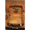 Image 3 : (2) Carson Hard Luggage Set/Suitcases - (small one has some staining & Stickers)