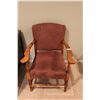 Image 1 : Vintage Upholstered Chair - 33.5"x23"x16"