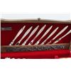 Image 3 : Silverplated Silverware 1547 Rogers Brothers Set (Incomplete) in Wooden Walnut Case