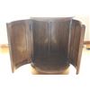 Image 2 : Rolling Barrel End Table 2 Doors - 18"x24"